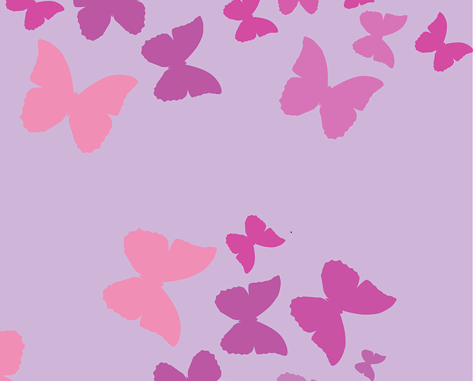 Lupus Secrets purple butterflies