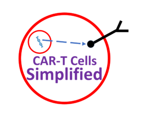 Image that says CAR-T Cells made simple