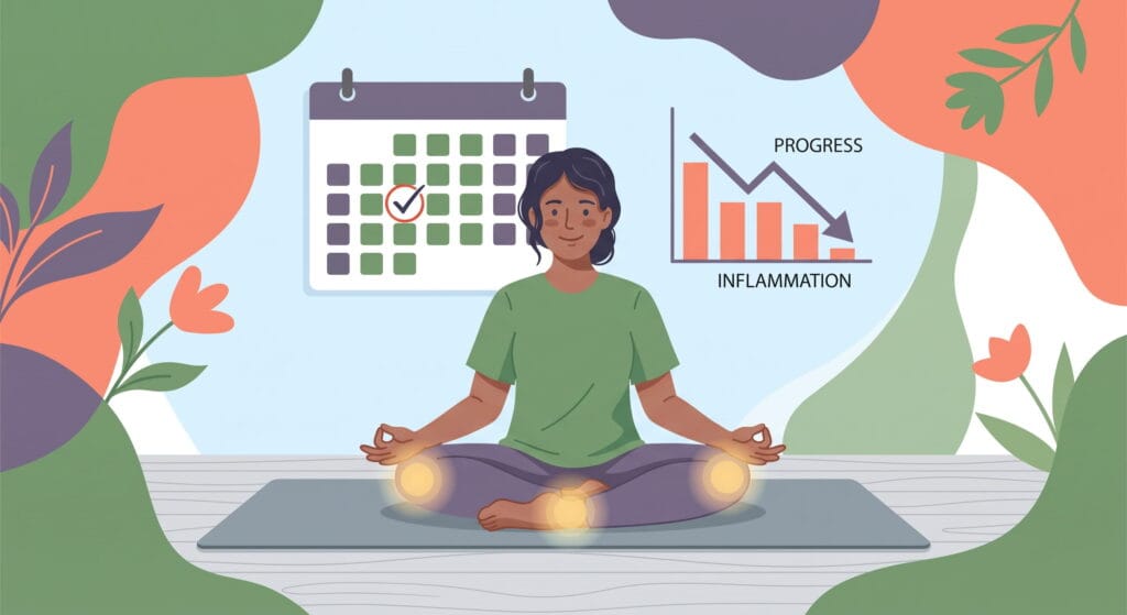 lady in yoga pose