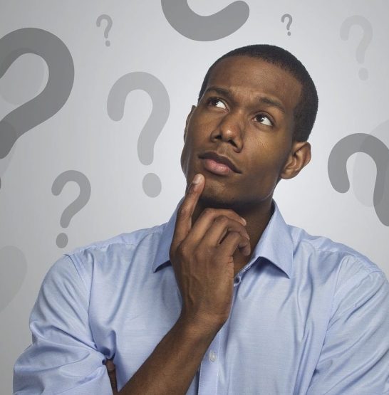 Black man thinking newly diagnosed with lupus